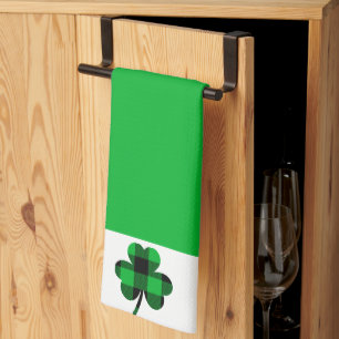 St. Patrick's Day Shamrock Serviettes de cuisine