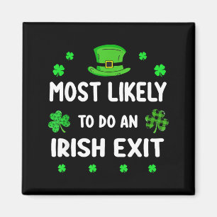 St. Patricks Day Shamrock wahrscheinlich irischer Magnet