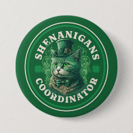 St. Patrick's Day Shenanigans Coordinator Button