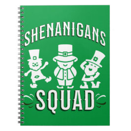 ST PATRICK'S DAY - SHENANIGANS SQUAD T - Shirt Notizblock