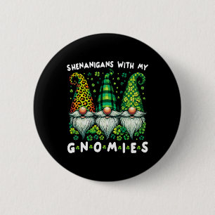 St Patricks Day Shirt Frauen - Shenanigans mit mei Button