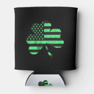 St Patricks Day Shirt   Irish American Flag Dosenkühler