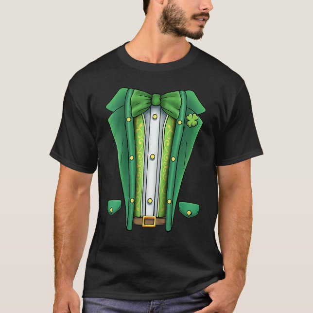 St Patricks Day Shirt Irish Tuxedo Childs Leprecha (Vorderseite)