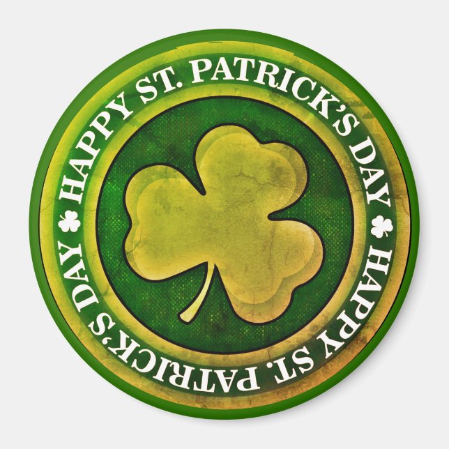 St. Patrick's Day Siegel Magnet (Vorne)