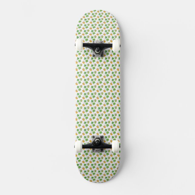 St. Patrick's Day Skateboard (Vorderseite)