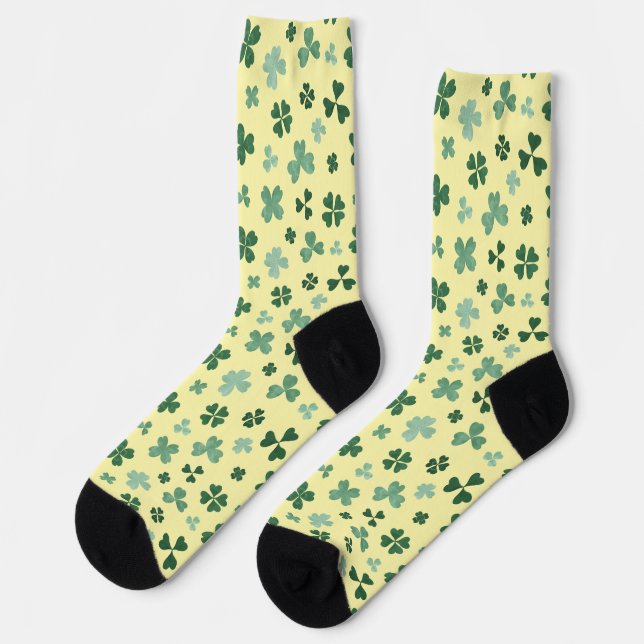 St. Patricks Day Socken (Linkes Detail)