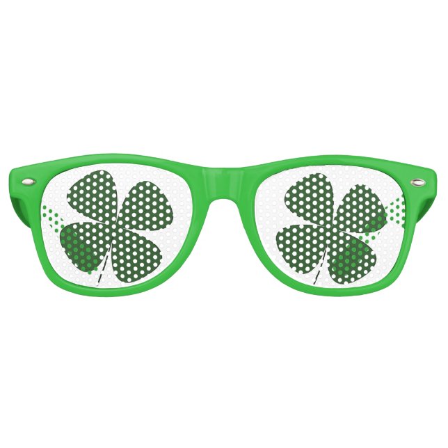 St. Patrick's Day Sonnenbrille - Vierblättriges Kl (Vorderseite)