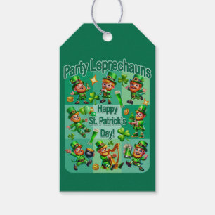 St. Patrick's Day Spaß Niedliche "Party-Leprechaun Geschenkanhänger