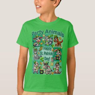 St. Patricks Day Spaß und niedliche "Partytiere" T-Shirt