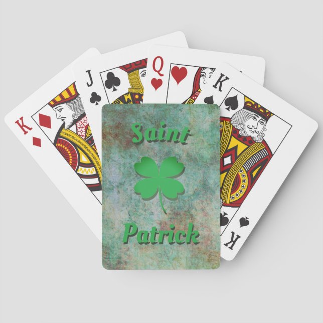 St. Patrick's Day Spielkarten (Rückseite)