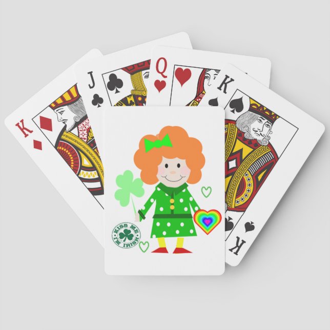 St. Patrick's Day Spielkarten-Deck Spielkarten (Rückseite)