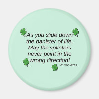 St. Patrick's Day Sprichwort Magnet
