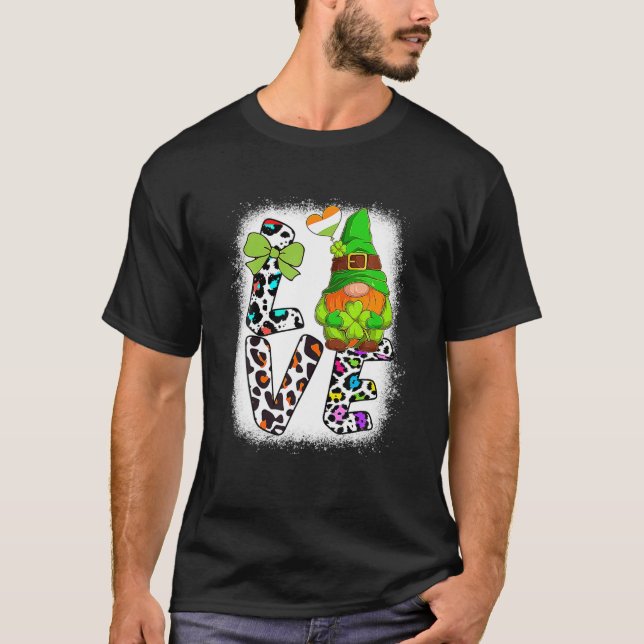 St Patricks Day , St Patricks Gnomes Liebe T-Shirt (Vorderseite)