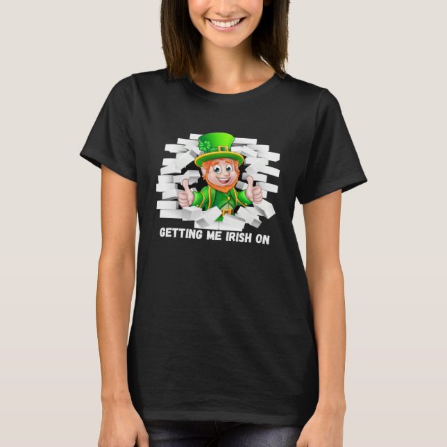 St Patricks Day  St Pattys Pixie Gnome Elfin Fay S T-Shirt (Vorderseite)