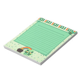 St. Patrick's Day Stationery Notepad Notizblock