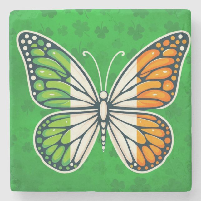 St. Patrick's Day Steinuntersetzer (Vorderseite)