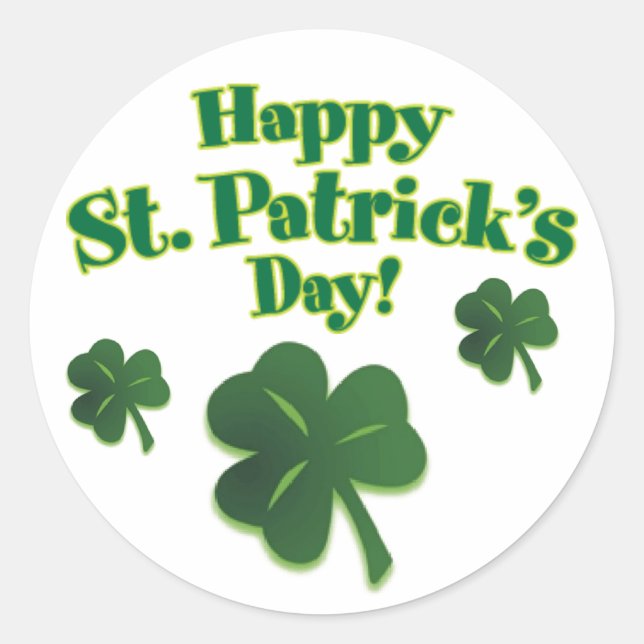 St Patrick's Day Stickers (Vorderseite)