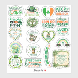 St. Patrick's Day Stickers Aufkleber
