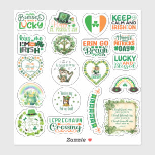 St. Patrick's Day Stickers Aufkleber