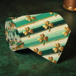 St. Patrick's Day Striped Custom Necktie Krawatte<br><div class="desc">Celebrate St. Patrick's Day in style with this custom-designed necktie! This eye-catching tie features vibrant, festive stripes, perfect for adding a touch of Irish charm to any outfit. Whether you're attending a parade, a party, or simply want to show your Irish pride, this necktie is a fantastic choice. It's a...</div>