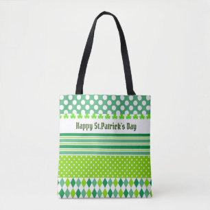 St. Patrick's Day Stripes Tasche