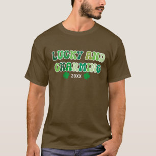St Patrick's Day T-shirt charmant et chanceux