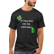 St. Patrick's Day T - Shirt mit Kleeblatt Green Be