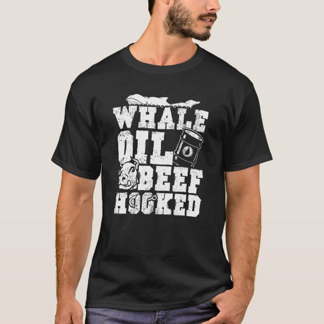 St Patrick's Day T Shirt Whale Oil Beef Hooked Iri (Vorderseite)