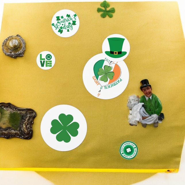 St. Patricks Day Table Confetti Konfetti (Saint patricks day,shamrock leaves party confetti,kids birthday party,baby shower,graduationconfetti)