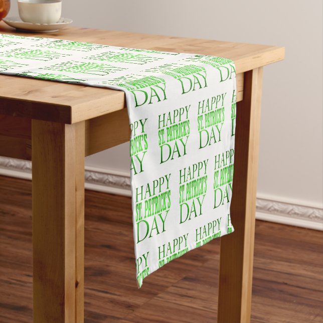 St. Patricks Day Table Runner Kurzer Tischläufer (Beispiel)