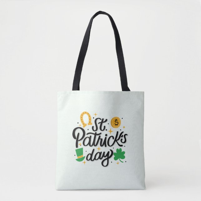 St Patricks Day Tasche (Vorderseite)