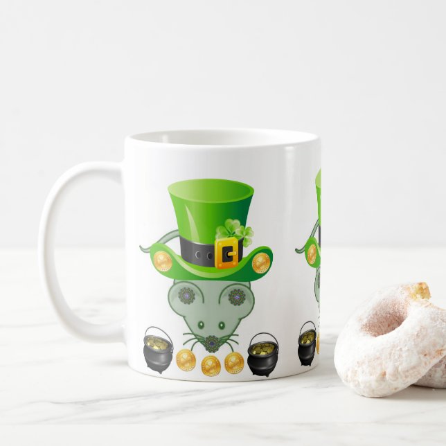 St. Patrick's Day Tasse (Mit Donut)
