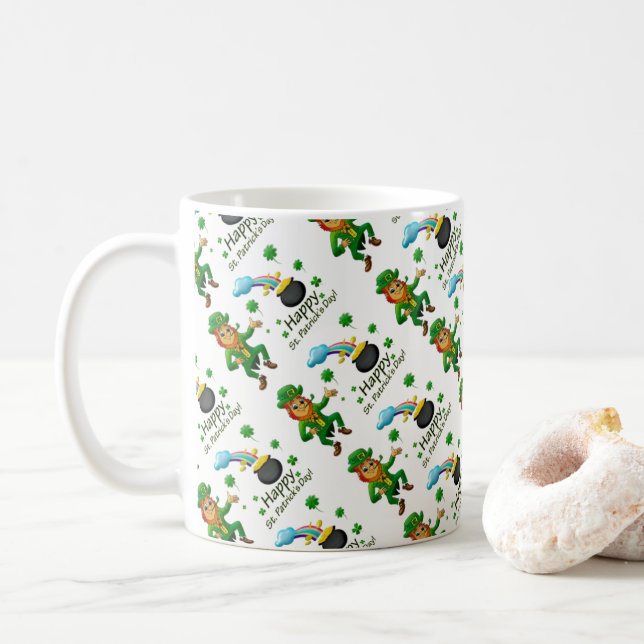St. Patrick's Day Tasse (Mit Donut)