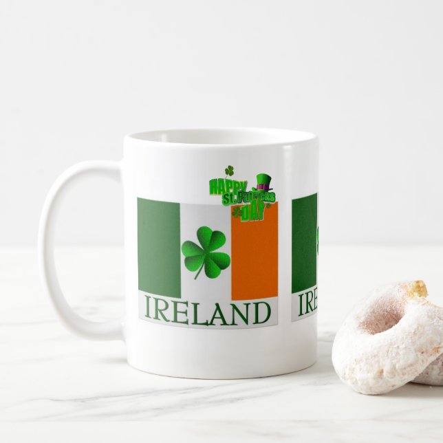 St. Patrick's Day Tasse (Mit Donut)
