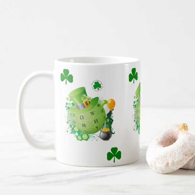 St. Patrick's Day Tasse (Mit Donut)