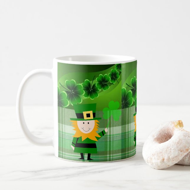 St. Patrick's Day Tasse (Mit Donut)