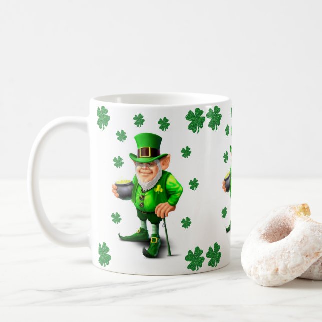 St. Patrick's Day Tasse (Mit Donut)