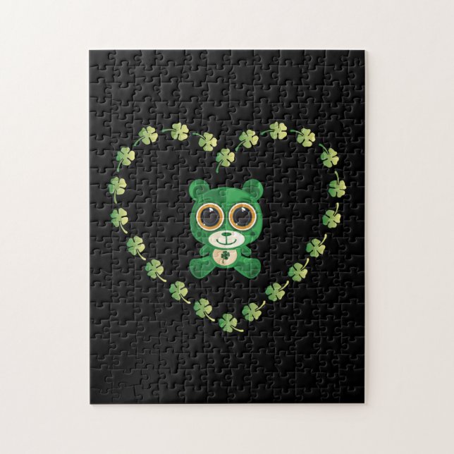 St. Patrick's Day Teddy Bear (Vertikal)