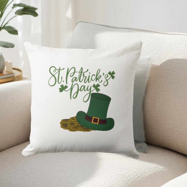 St. Patrick's Day Throw Pillow Kissen (Von Creator hochgeladen)