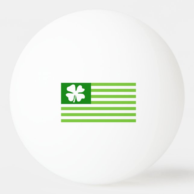 St Patricks Day Tischtennisbälle für Tischtennis Tischtennisball (Vorderseite)