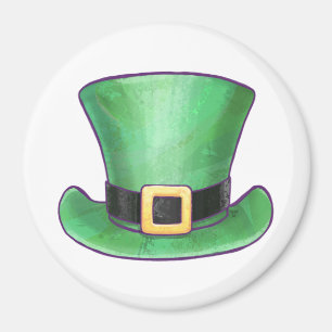 St Patrick's Day Top Hut Magnet