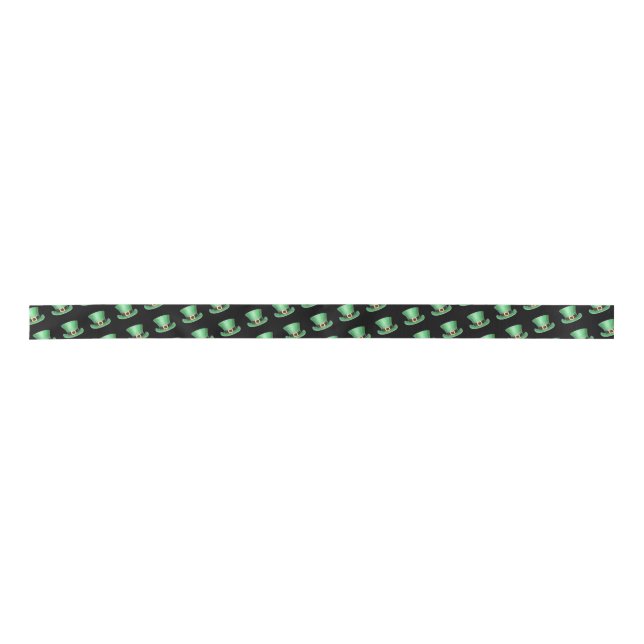 St Patrick's Day Top Hut Satinband (Vorderseite)