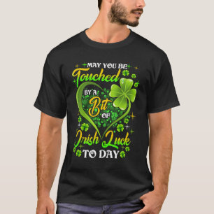 St Patrick's Day Touched Irish Luck Kleeblatt Appa T-Shirt
