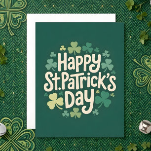 St. Patrick's Day Traditionelle Karte