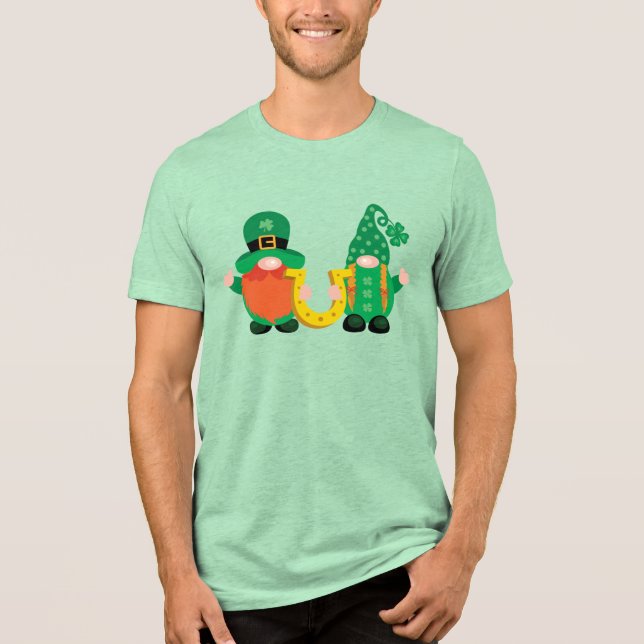 St. Patrick's Day Tri-Blend Shirt (Vorderseite)