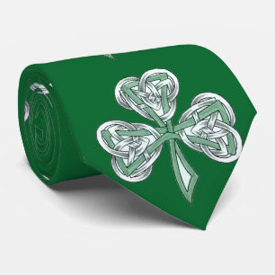 St. Patrick's Day Trinity Knot Kleeblatt Krawatte