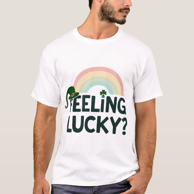 St. Patrick's Day, Trinken, Kobold, lustig T-Shirt (Vorderseite)