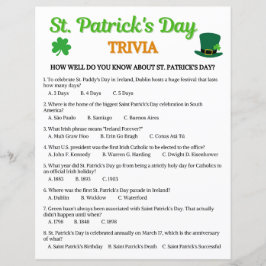 St. Patrick's Day Trivia Game