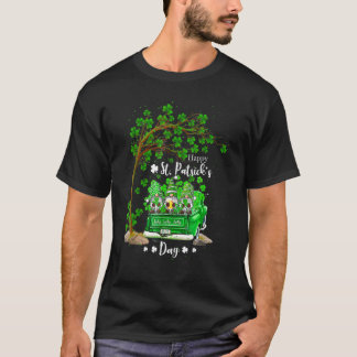 St Patricks Day Truck Gnome Heart Kleeblatt C Boys T-Shirt