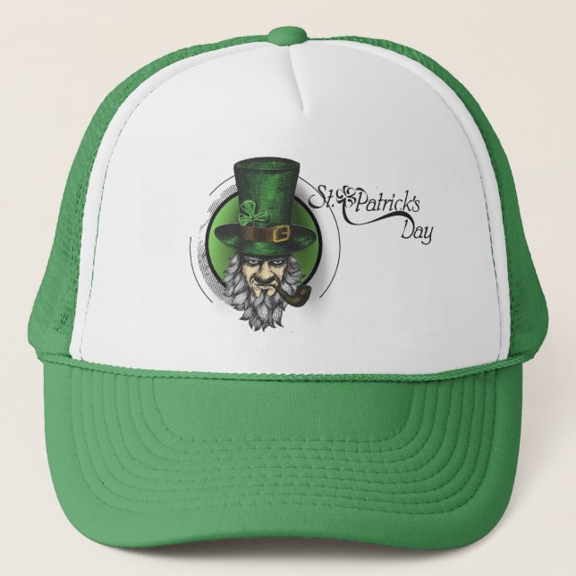 St Patrick's Day Trucker Hat Truckerkappe (Vorderseite)